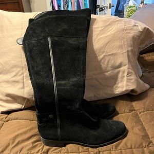 Franco Sarto suede high boots